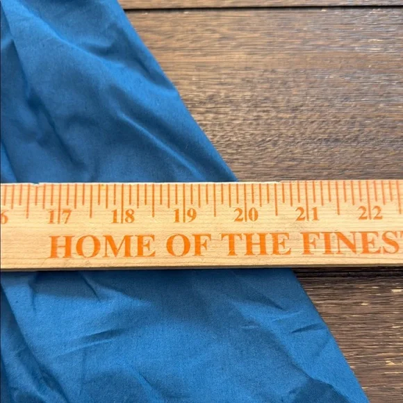 Anthropologie Square Neck Poplin Mini Dress Long Sleeve Teal NWT Size Small - Picture 10 of 15